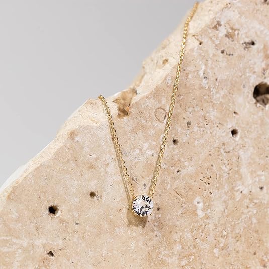Náhrdelník Aurora Crystal – zlatá barva – Zoria bižuterie