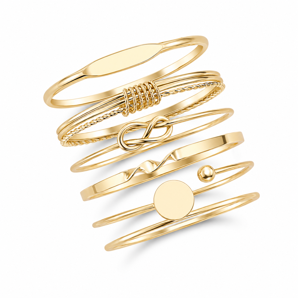 Sada Knotted Elegance – zlatá barva
