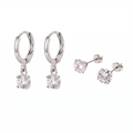 Set Larmes de Lune Stone – stříbrná barva – Zoria bižuterie