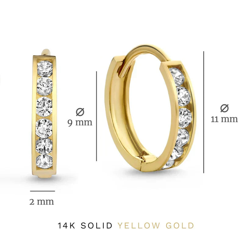 Set Dara Brillane Stone – zlatá barva – Zoria bižuterie