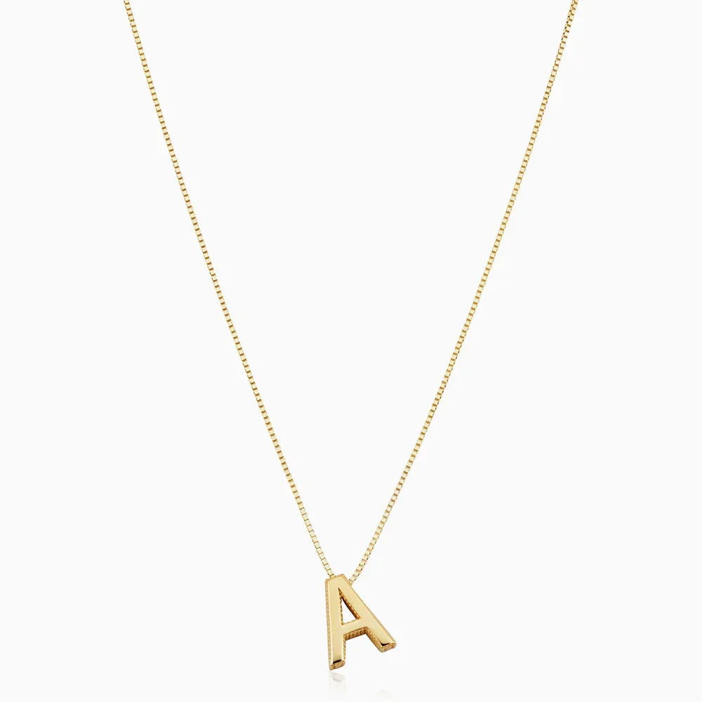 Náhrdelník Love letter initial – stříbrná barva – Zoria bižuterie