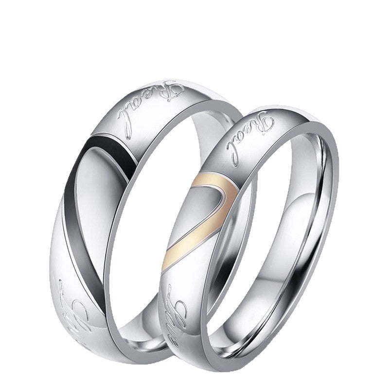 Prsten Eternal Couple – stříbrná barva – Zoria bižuterie
