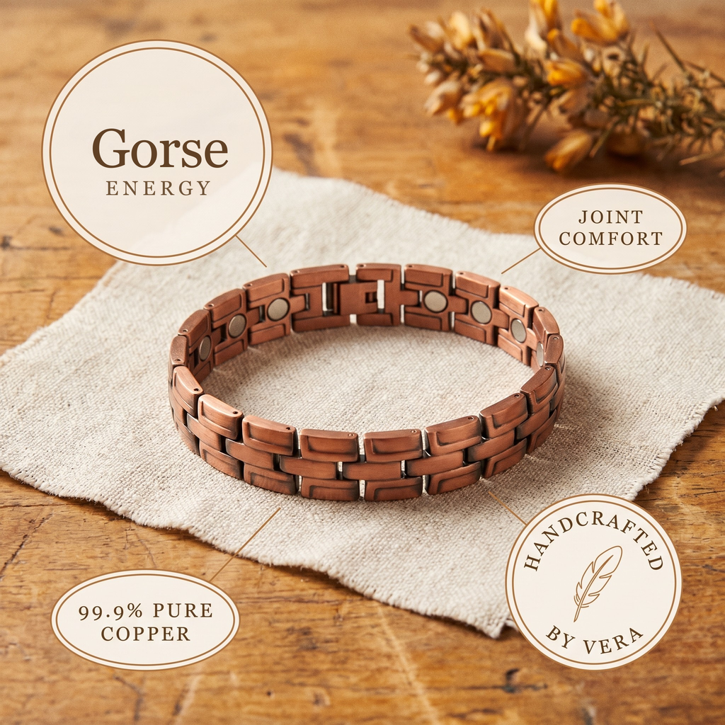 Vera's Gorse Men's Copper Bracelet