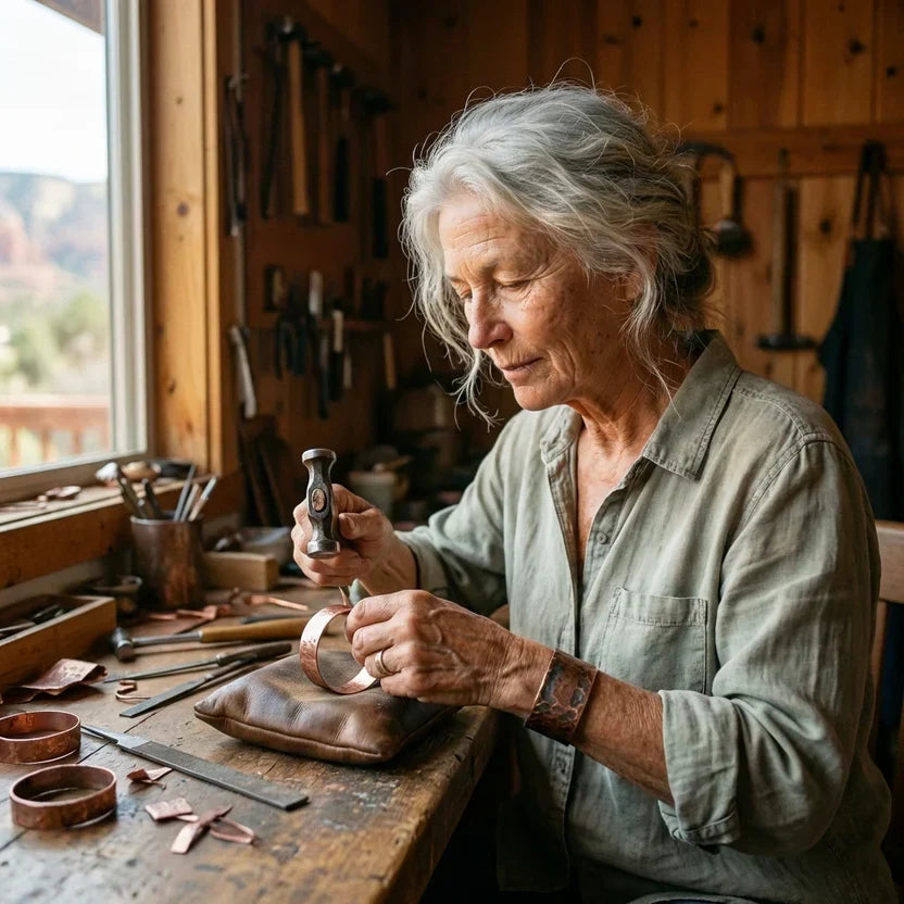 Vera's Fjord Copper Cuff