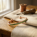Vera's Jade Copper Bracelet