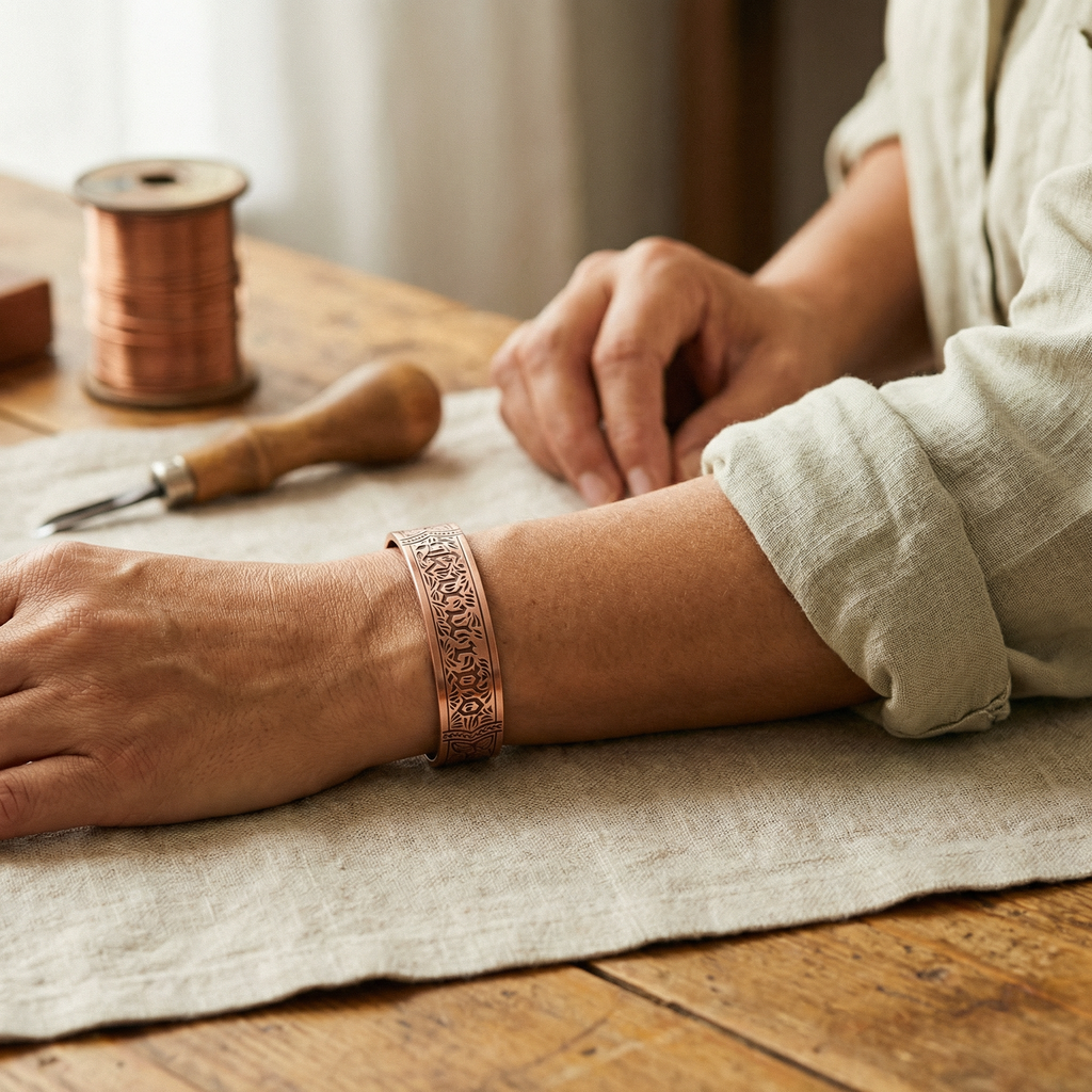 Vera's Drift Copper Bracelet