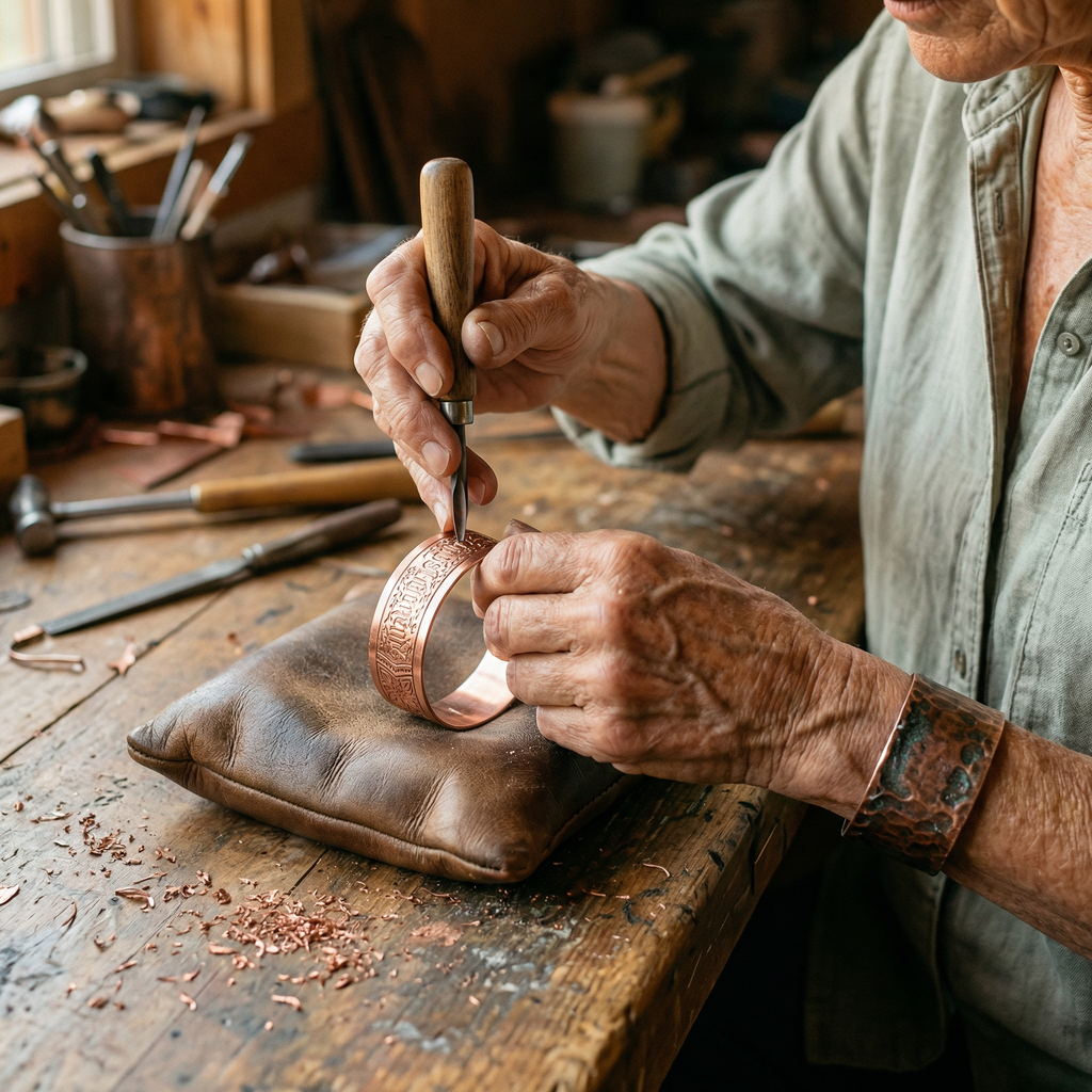 Vera's Drift Copper Bracelet