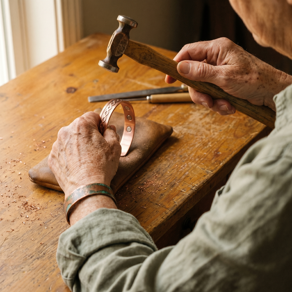 Vera's Current Copper Bracelet