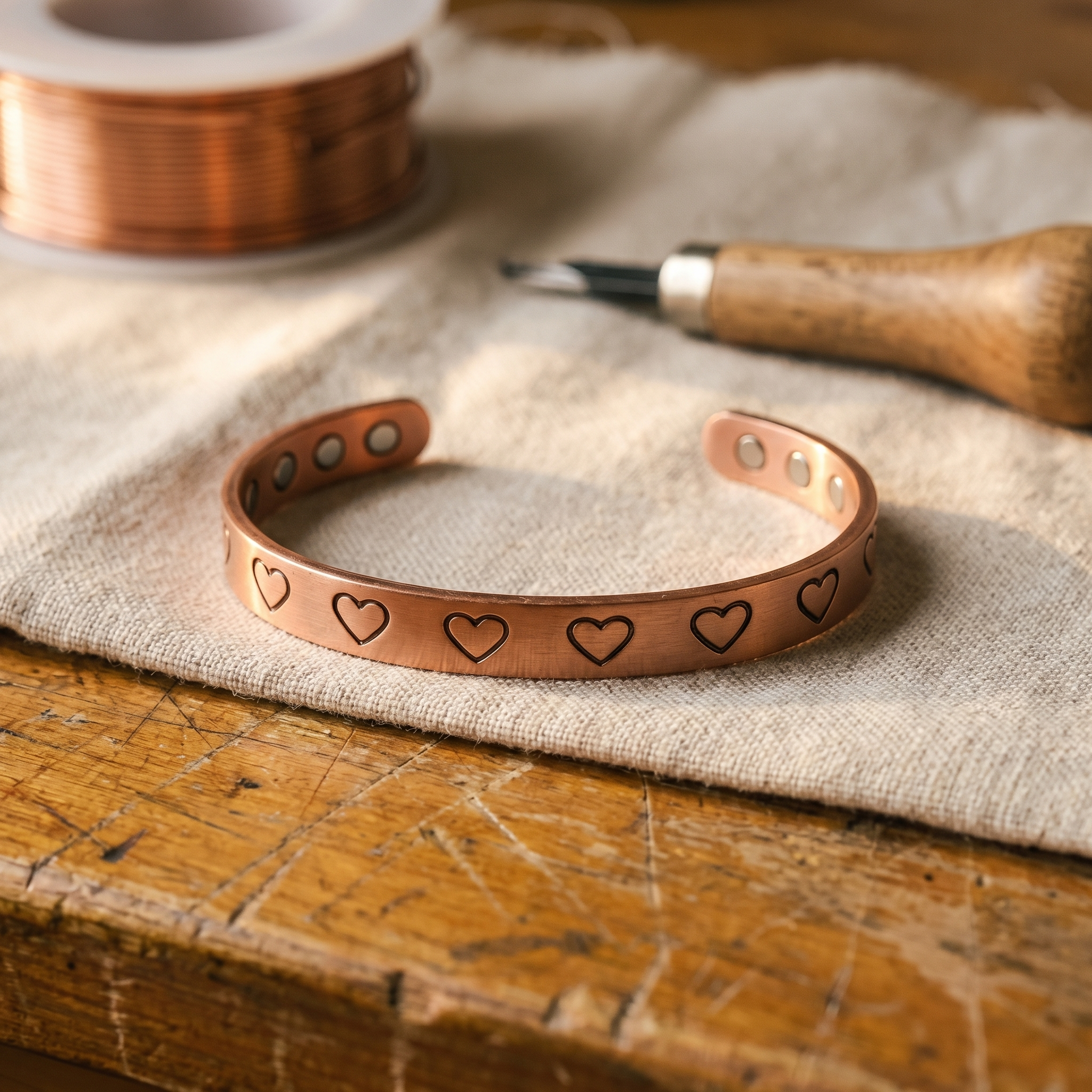 Vera's Hearth Copper Bracelet