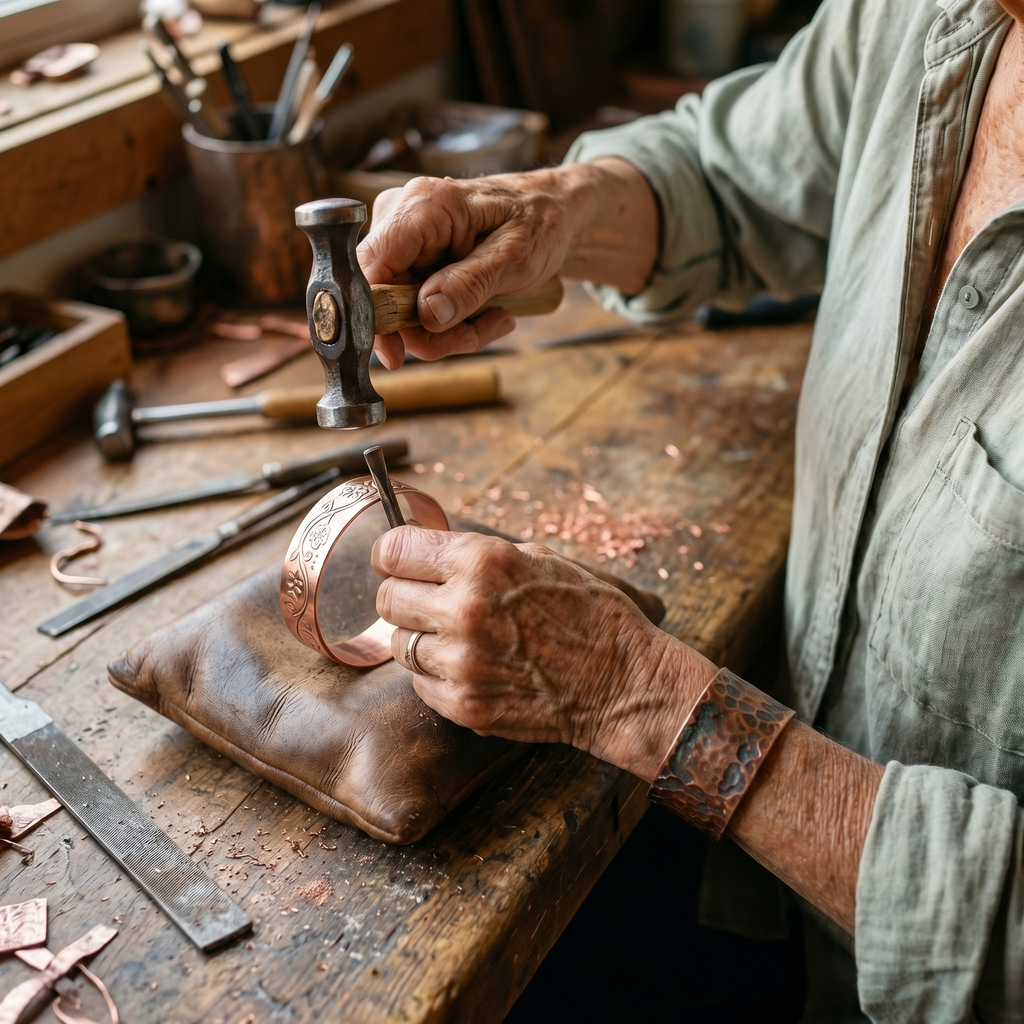 Vera's Knell Copper Bracelet