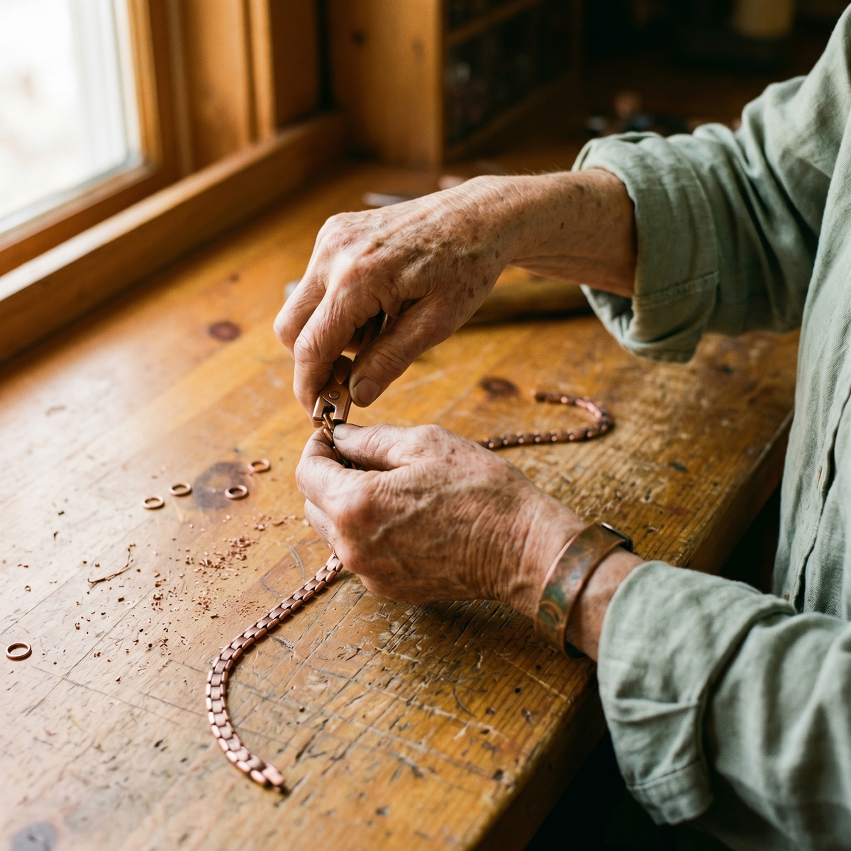 Vera's Haze Copper Necklace