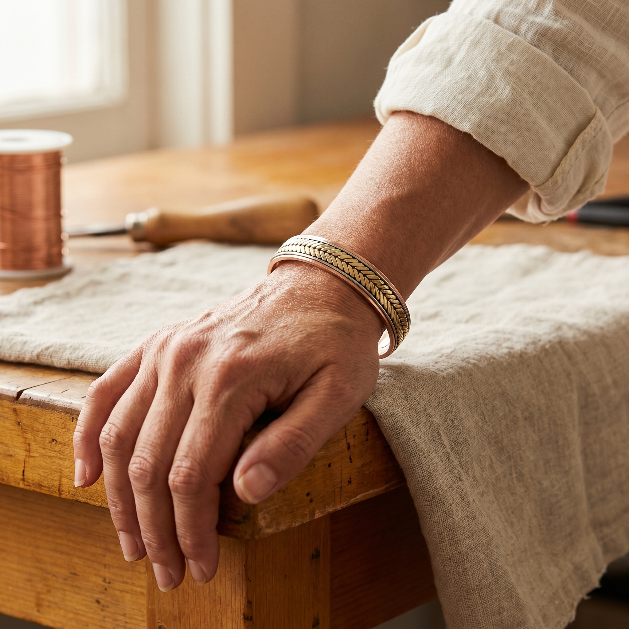 Vera's Harvest Copper Bracelet