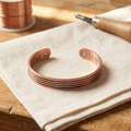 Vera's Sage Copper Bracelet
