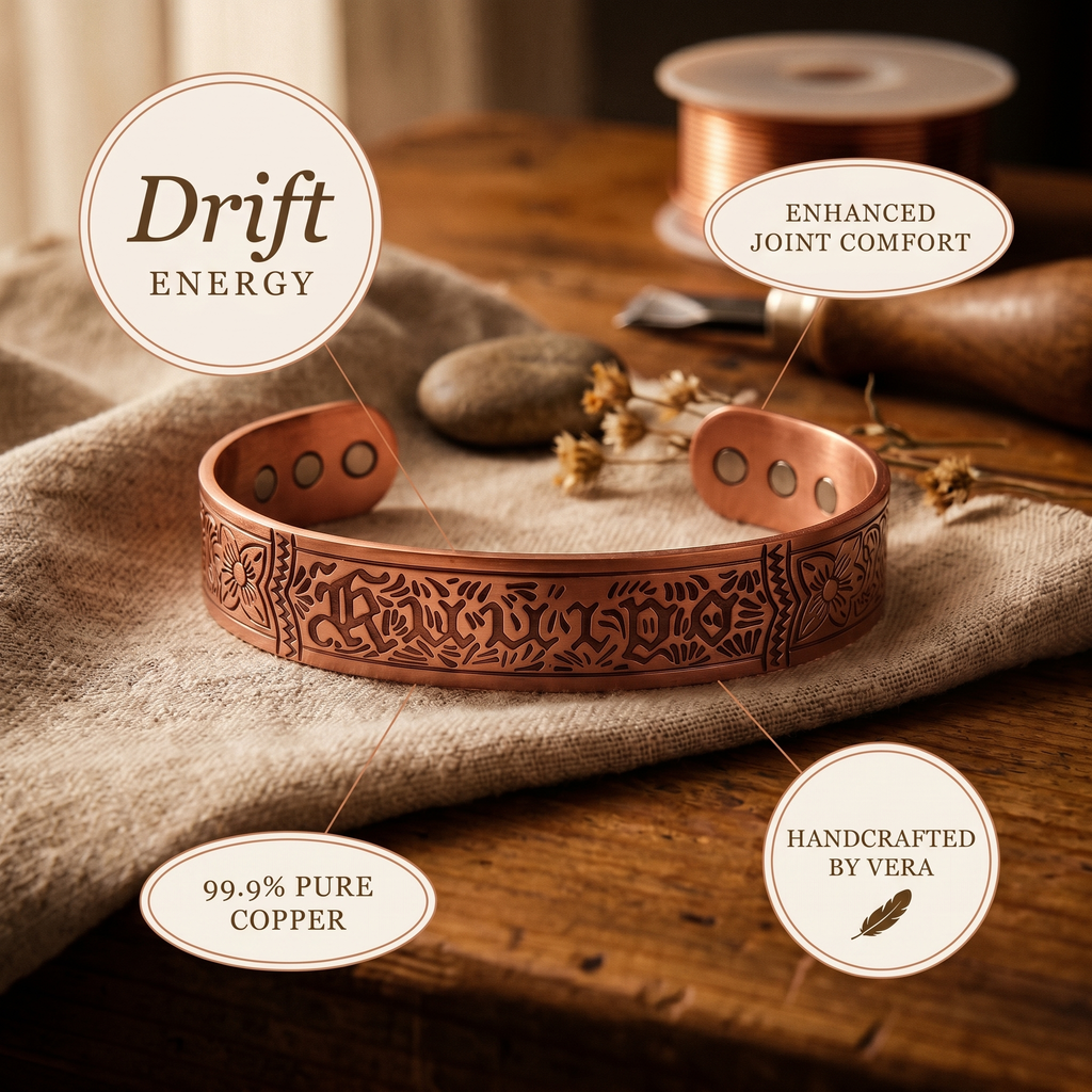 Vera's Drift Copper Bracelet