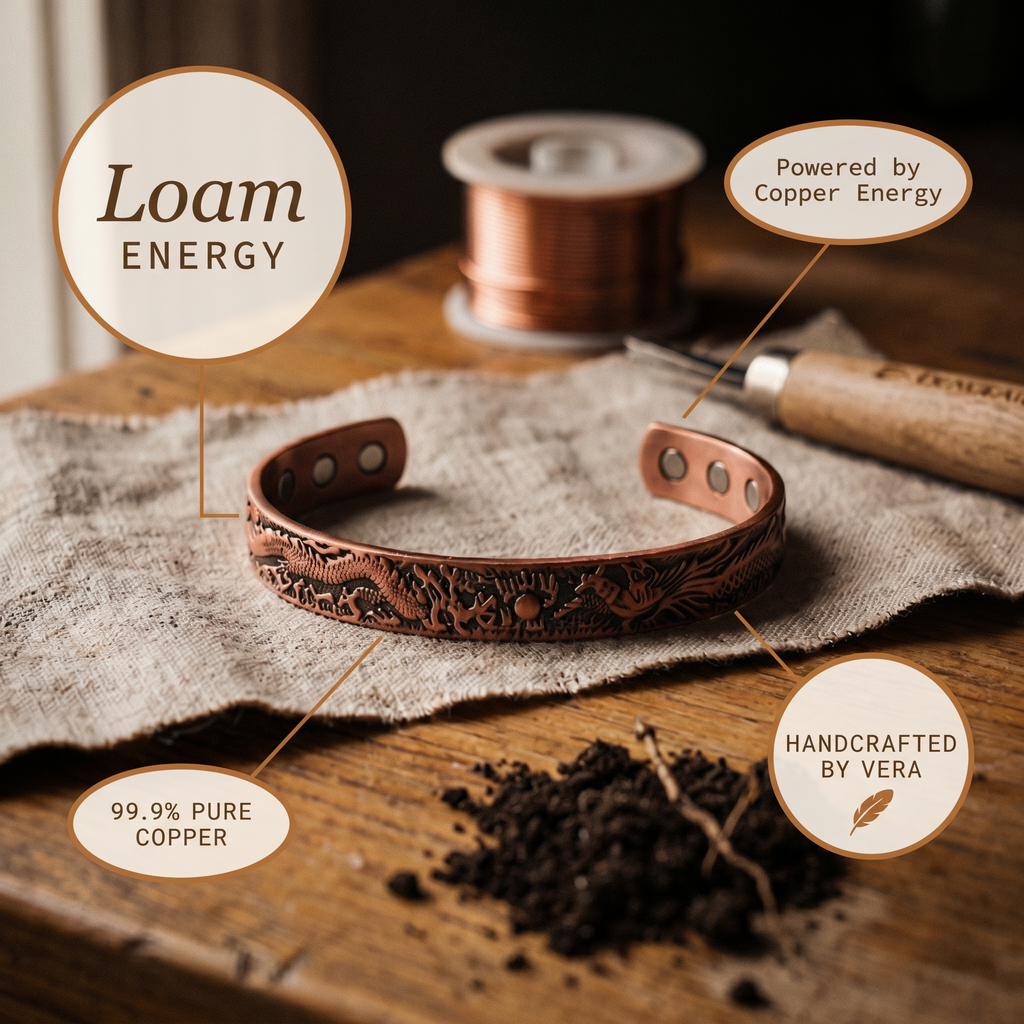 Vera's Loam Copper Bracelet