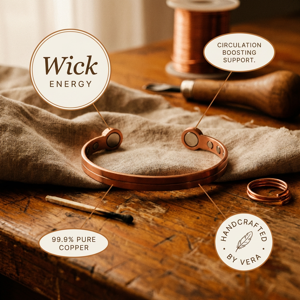 Vera's Wick Copper Bracelet