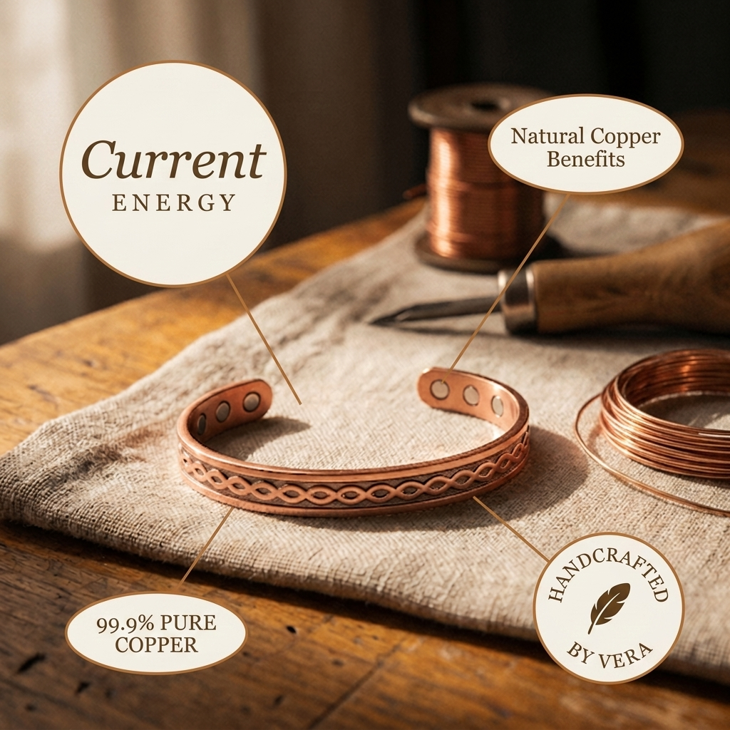 Vera's Current Copper Bracelet