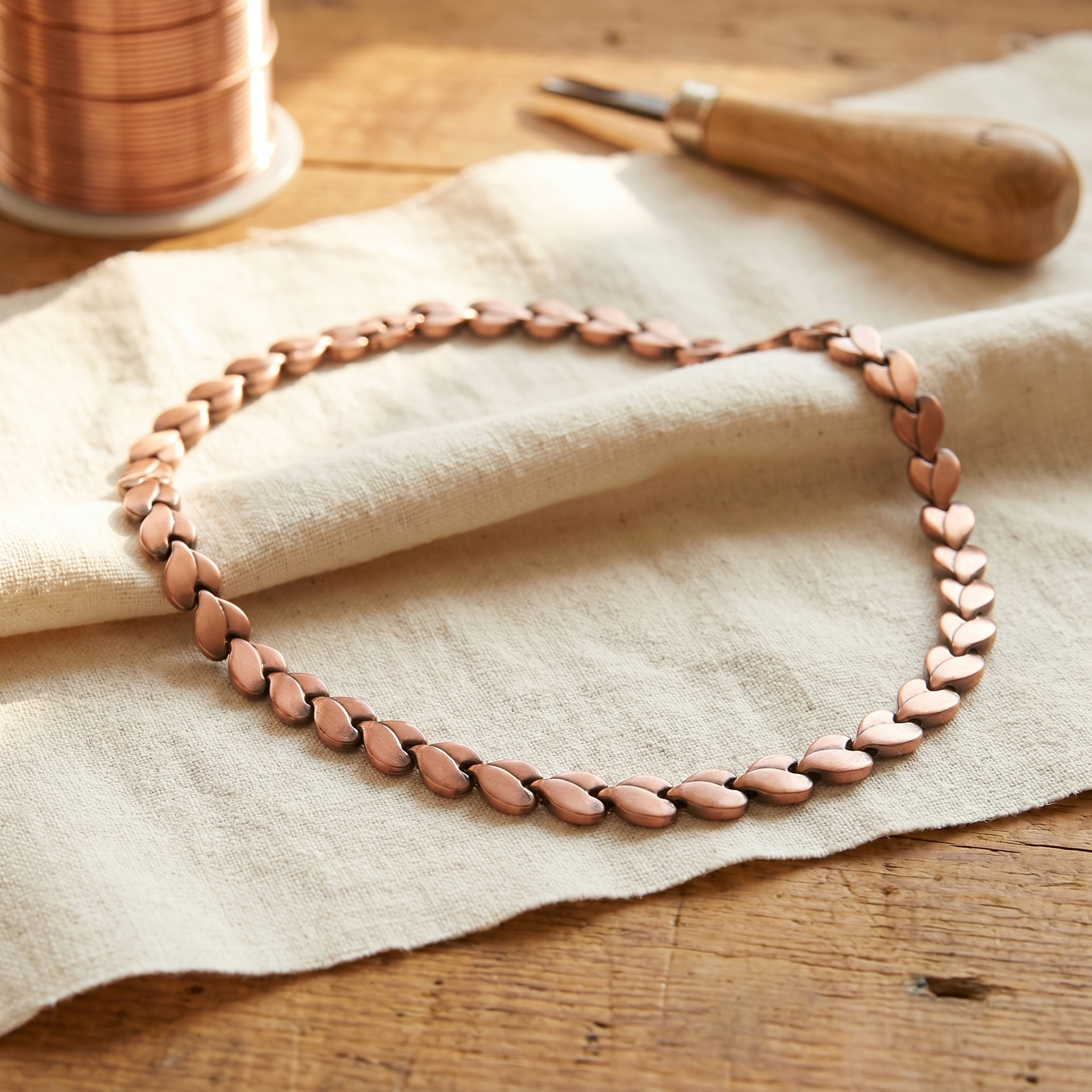 Vera's Briar Copper Necklace
