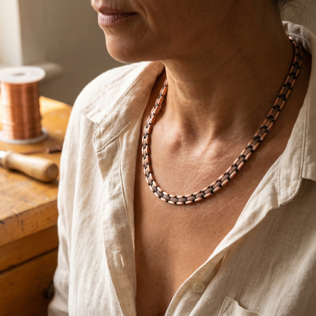 Vera's Haze Copper Necklace
