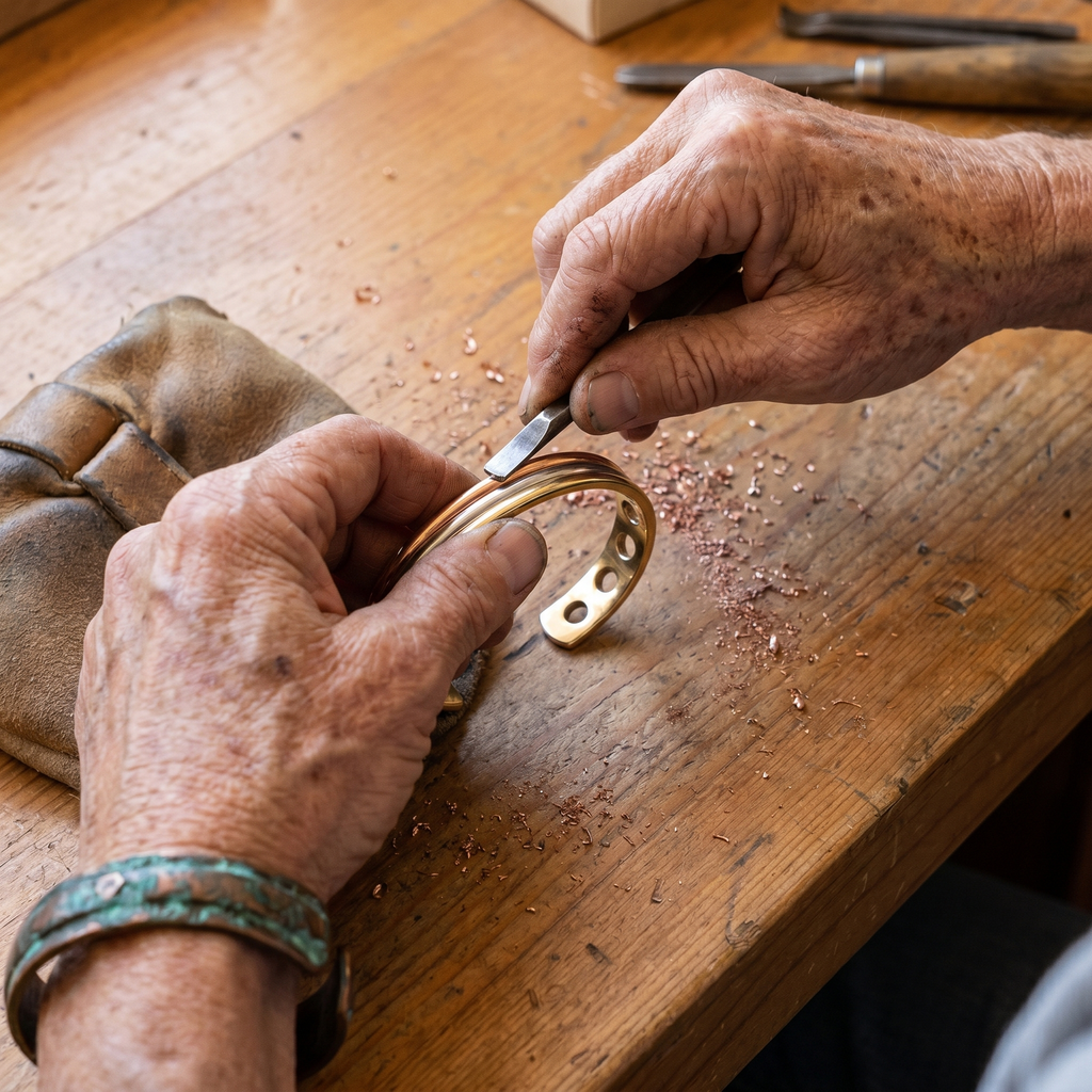 Vera's Fell Copper Bracelet