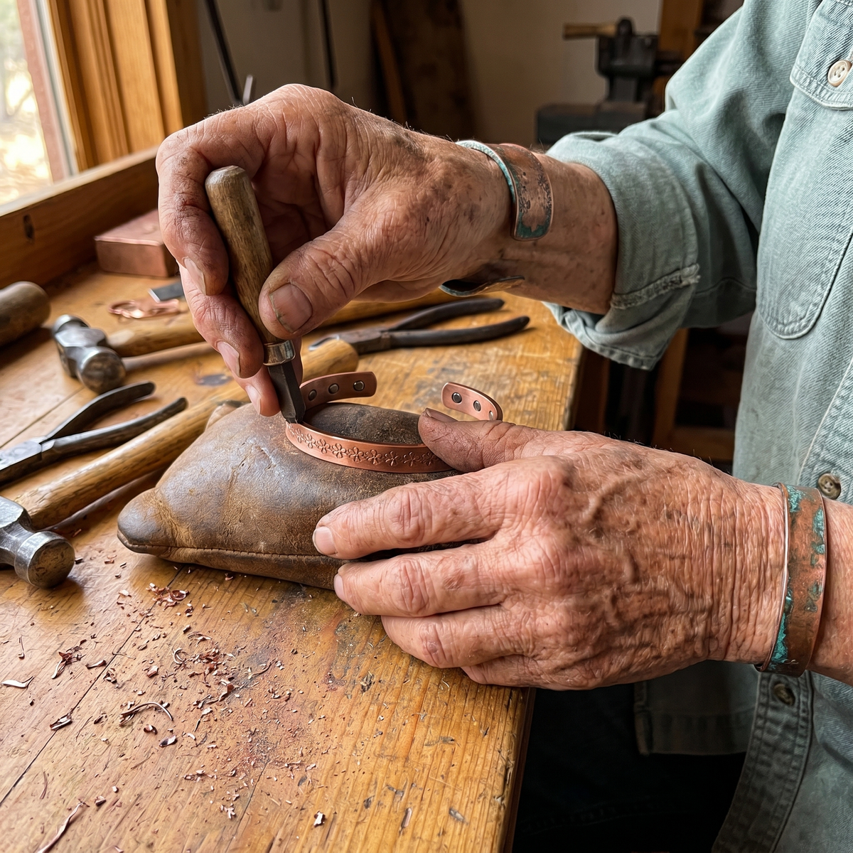 Vera's Loch Copper Bracelet