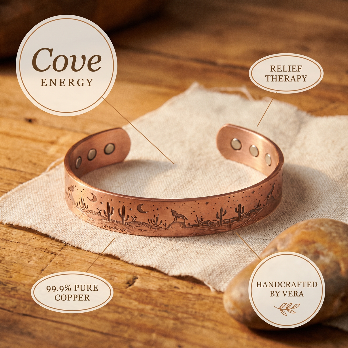 Vera's Cove Copper Bracelet