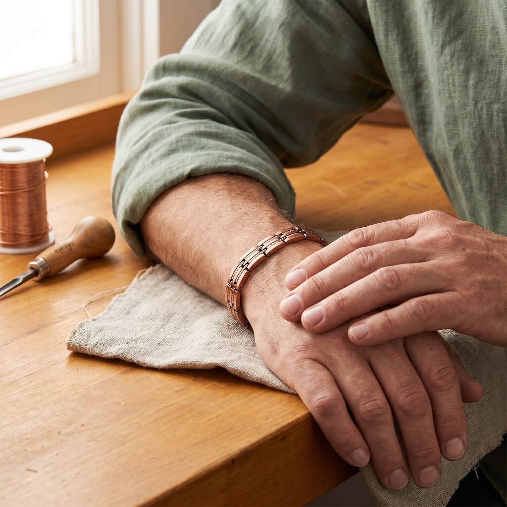 Vera's Pike Men's Copper Bracelet