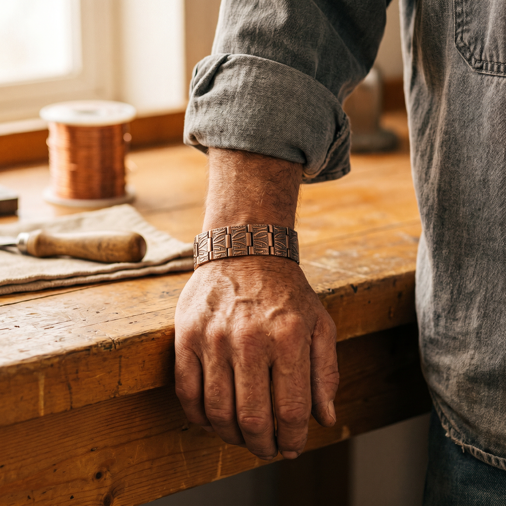 Vera's Grit Men's Copper Bracelet