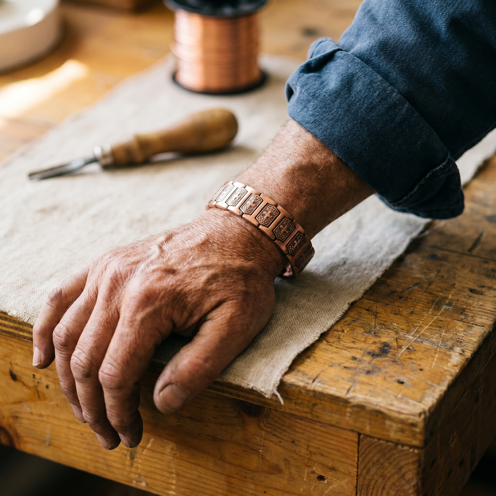 Vera's Gale Men's Copper Bracelet
