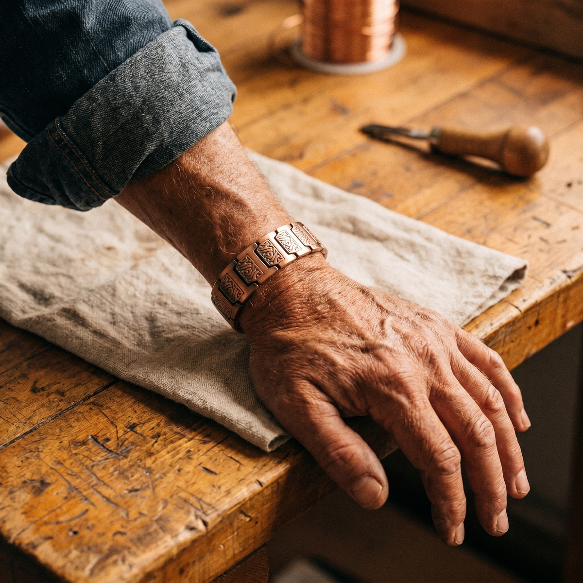 Vera's Glen Men's Copper Bracelet