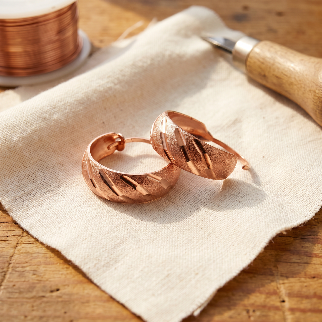 Vera's Vale Copper Earrings