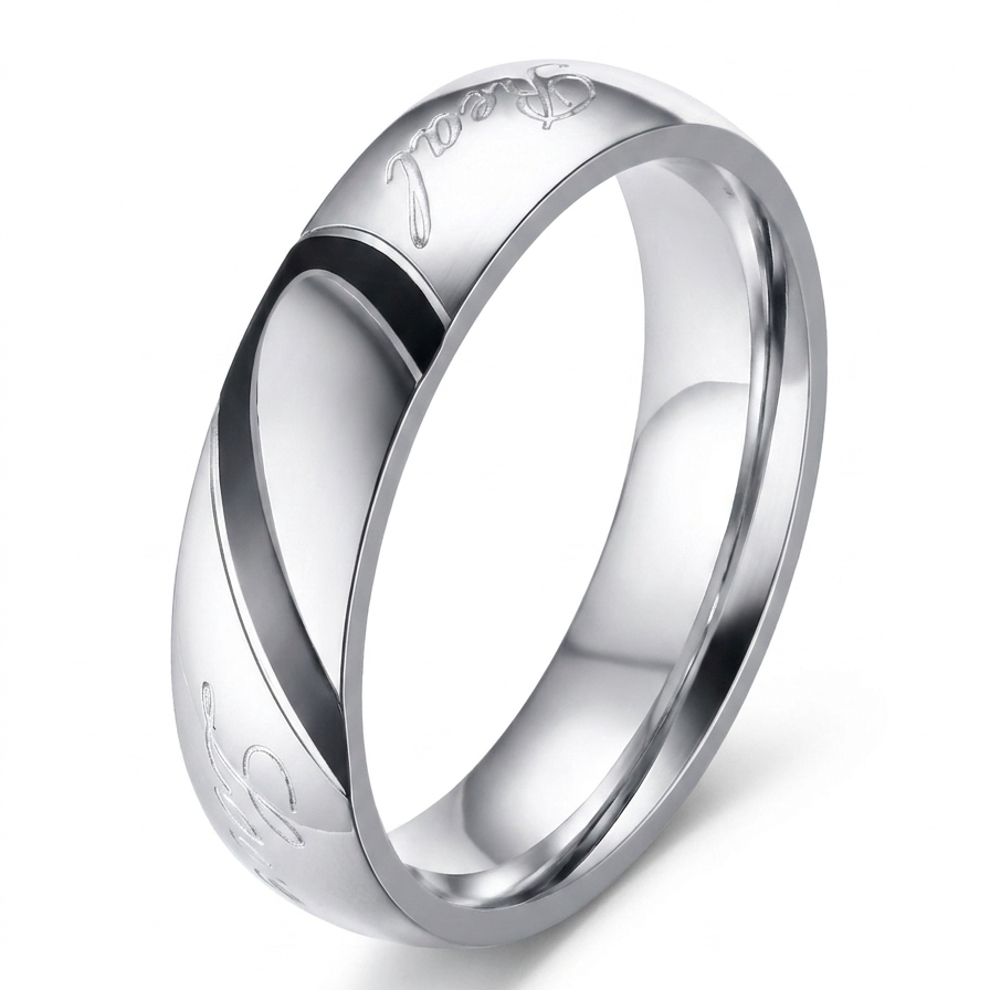 Prsten Eternal Couple – stříbrná barva – Zoria bižuterie
