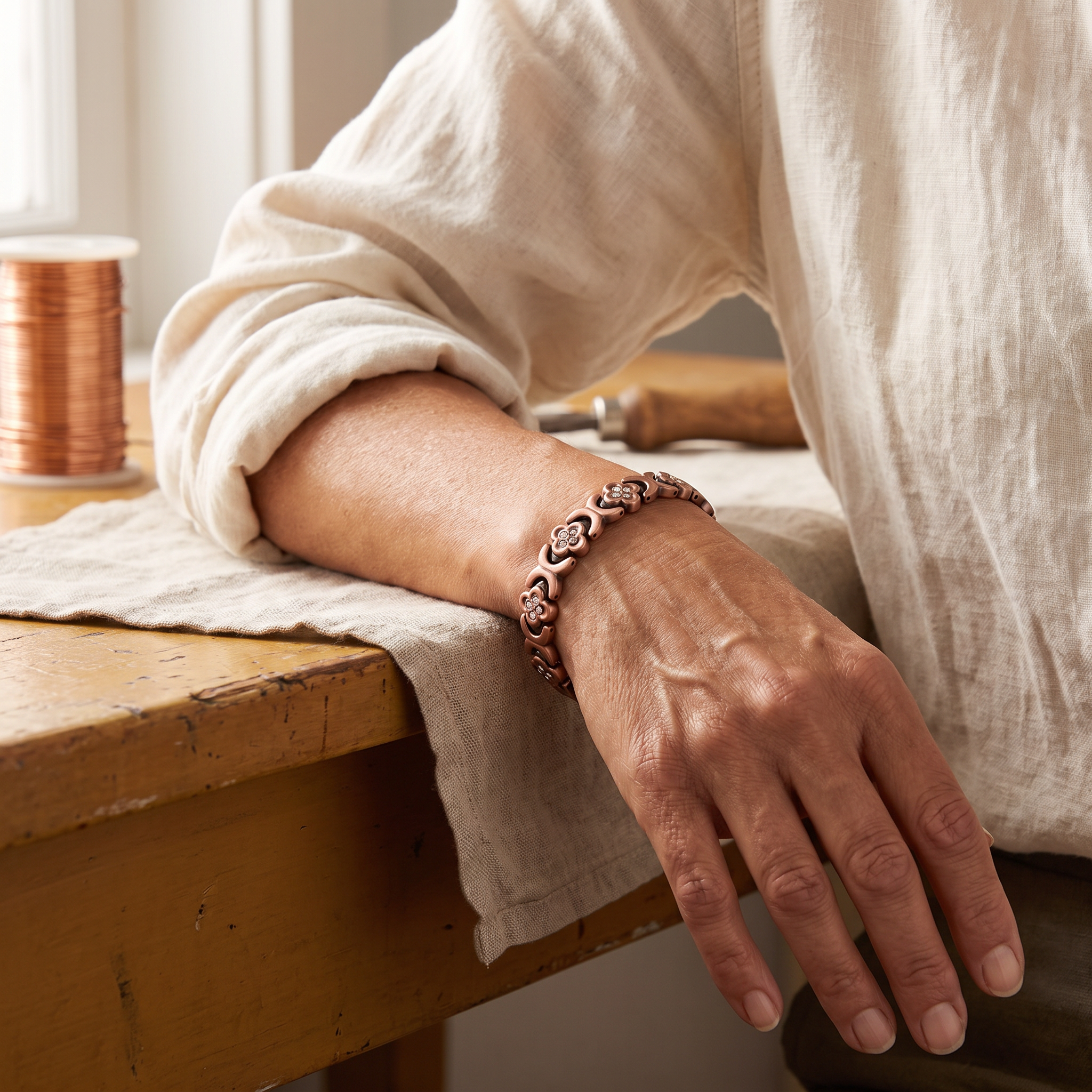 Vera's Keel Copper Bracelet