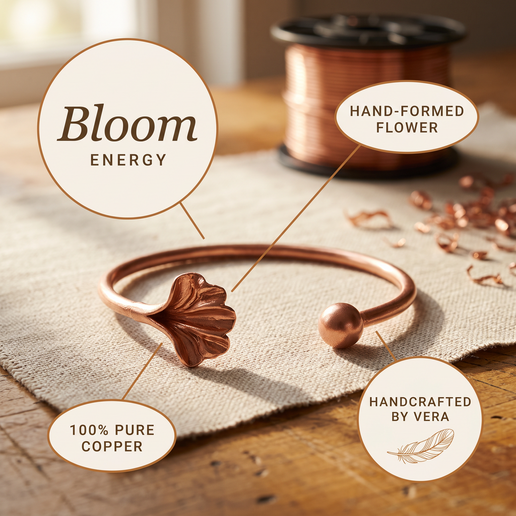 Vera's Shell Copper Bracelet
