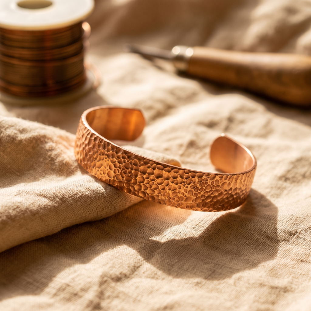 Vera's Moon Copper Bracelet